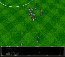 Elite Soccer (USA) In game screenshot